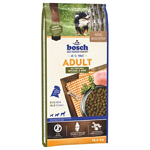 Bosch Adult Geflügel Hirse Trockenfutter für Hunde. Eine heathly ausgewogenen Lebensmittel für Ihren Hund