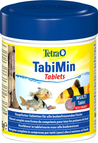 Tetra Tablets TabiMin   Tabletten Fischfutter alle Bodenfische z.B. Welse Schmerlen oder bodengründelnde Barben 275 Tabletten Dose