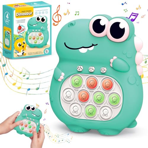 RoserRose Quick Push Bubble Game Quick Pop Push It Spiel Puzzle-Spielmaschine Game Controller Bubble Sensory Fidget Toy für Konzentrationstraining Grün