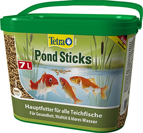 Tetra Pond Sticks   Teichfische gesunde Fische und klares Wasser im Gartenteich 7 L Eimer