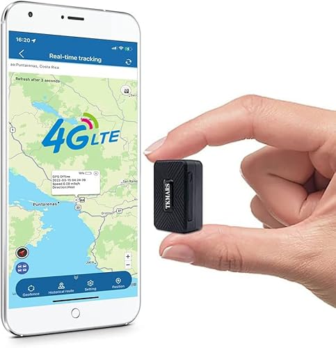 TK913 GPS 4G Mini Tracker Echtzeit-Standort mit Alarm Erinnerung per SMS APP Web-Plattform Anti-Verlust Wasserdichter magnetischer GPS LTE GSM Ortungsgerät für Auto Koffer Tasche Kinder Alten