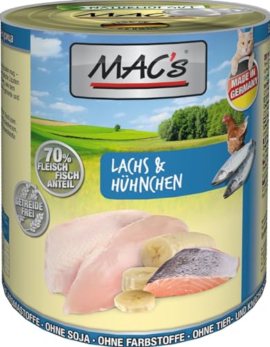 6 x Macs Cat Lamm Pute 800g Dose