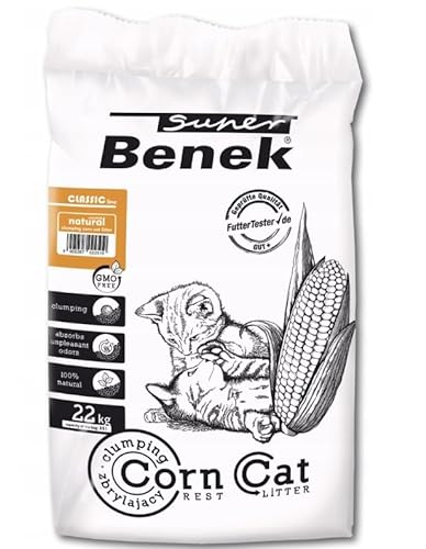 Super Benek Corn Corn litter Natural Clumping 35 l