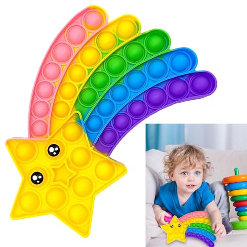 Pop It Baby Silikon Popit Fidget Toy Spielzeug Anti-Stress Pop Its Spielzeug Sensorik Bubble Fidget Popper Poppit für Menschen mit Autismus ADHS Angststörungen Kinder und Erwachsene