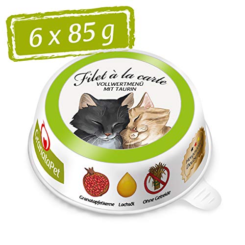  Filet la Carte Huhn PUR Nassfutter Filet Stückchen Katzenfutter Zuckerzusatz hoher Fleischanteil 6x 85 g