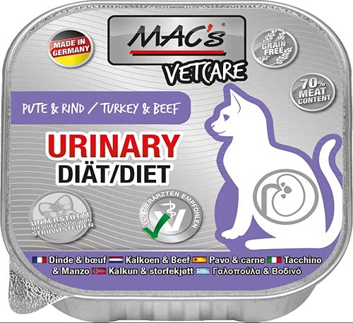 MACs Vetcare Urinary Pute Rind 100g für 16er Pack 16x 100g