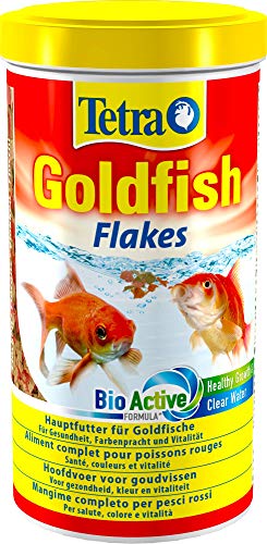 Tetra Goldfish Flakes   Flocken Fischfutter alle Goldfische und andere Kaltwasserfische 1 L Dose