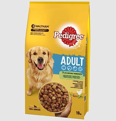 Pedigree Adult - dry food with chicken for dogs - 10kg