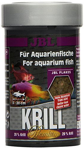 JBL Krill 40581 Premium Alleinfutter für alle Aquarienfische Flocken 100 ml
