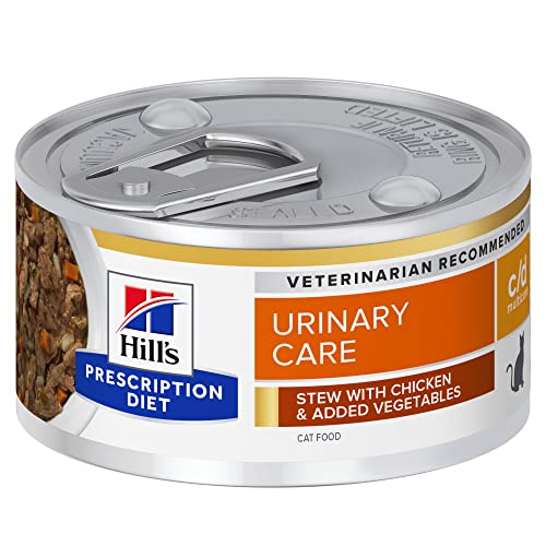 HILL S PRESCRIPTION DIET Feline C d Urinary Care Eintopf mit Huhn und Gemüse für Katzen 82 g