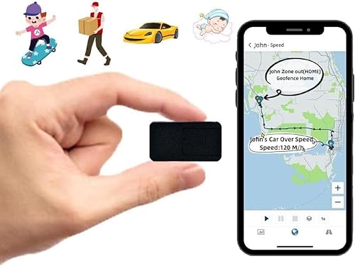 Advanced GPS Tracker for Children and Bikes Mini GPS Tracker for Anti-Loss Real Time Tracking GPS Locator for Kids Seniors and Personal Travel Easy-to-Use App