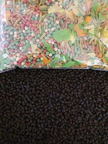 Störfutter 3 Kg sinkendes Teichfutter 4 5 mm Pellets 250 ml Vitalmix schwimmend für alle Goldfische und Kois