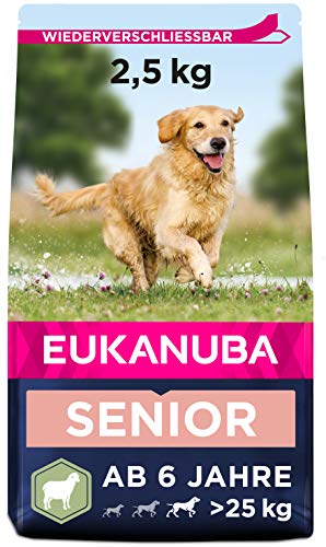 Spende - Eukanuba Hundefutter mit Lamm Reis für große Rassen - Trockenfutter für Senior Hunde 2.5 kg