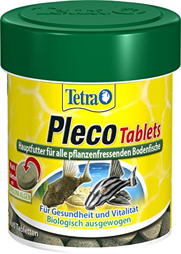 Tetra 752719 Pleco Tablets Grünfutter Tabletten einem hohen Anteil an Algen 120 Stück