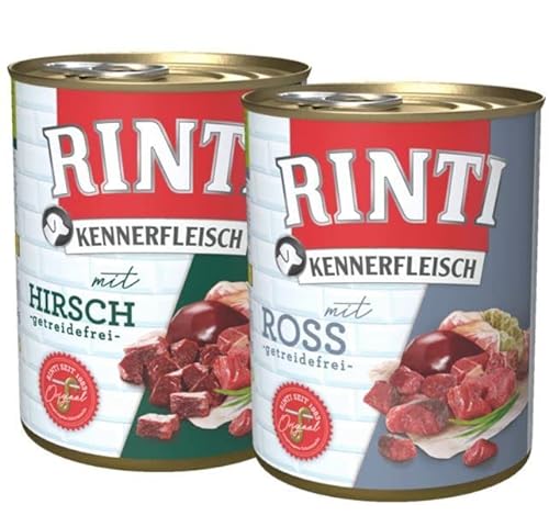 Rinti Kennerfleisch Multipack Ross Hirsch 24 x 800 g