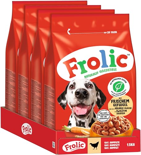Frolic Hunde mit frischem Geflügel 4x1 5kg