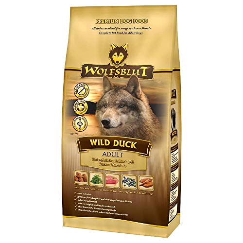 Wolfsblut - Wild Duck Adult - 15 kg - Ente - Trockenfutter - Hundefutter - Getreidefrei