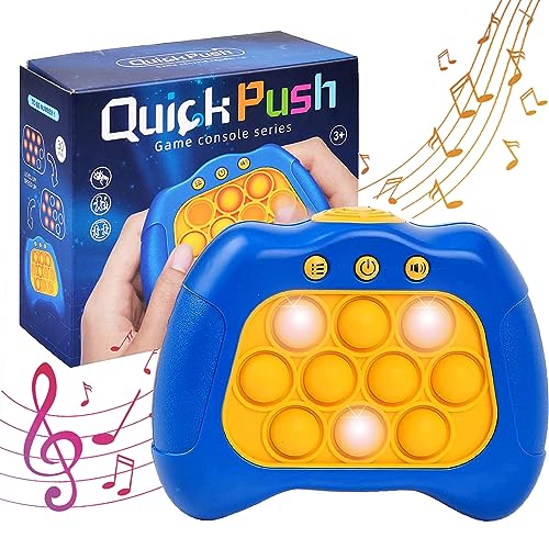 Pop It Elektronisches Spiel Pop It Fidget Toys Quick Push Spiel Pop-It Pro Light Up Game Elektronischer Whack Mole Spiel Bubble Sensory Squeeze Toys Geschenk für KinderElektrisches Push Bubble