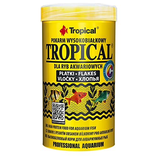 Tropical Hauptfutter Flockenfutter für alle Zierfische 1er Pack 1 x 250 ml