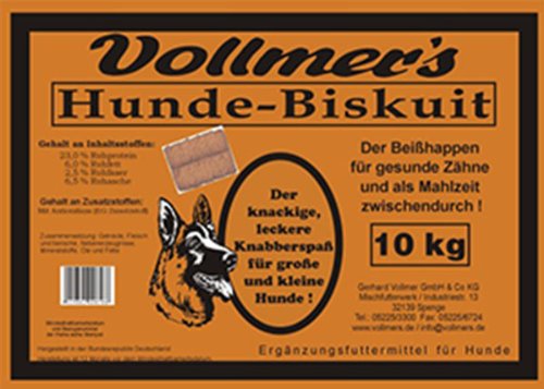 Vollmer s 37140 Hundefutter Biskuit 10 kg