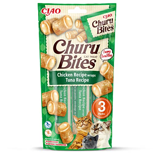 Churu Cat Snack Bites Huhn mit Thunfisch 3x10g