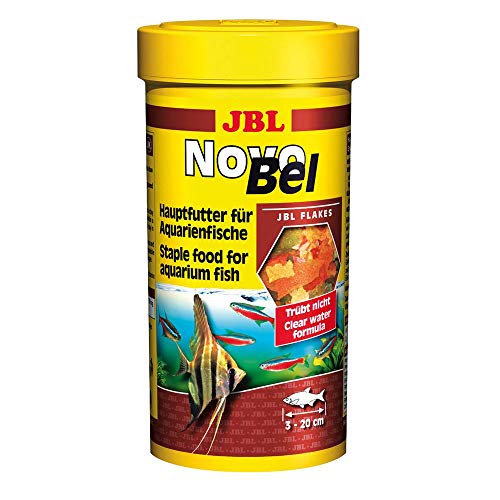 JBL NovoBel 30130 Alleinfutter für alle Aquarienfische Flocken 250 ml