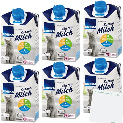 Edeka Premium laktosefrei Inulin Vitaminen Taurin ab der 6 Woche 6er Pack 6x200ml Packung usy Block