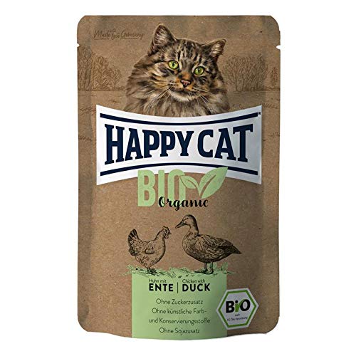 Happy Cat Bio Huhn Ente 12x 85 g