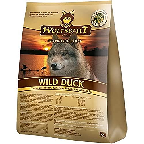 Wolfsblut - Wild Duck Adult - 2 kg - Ente - Trockenfutter - Hundefutter - Getreidefrei