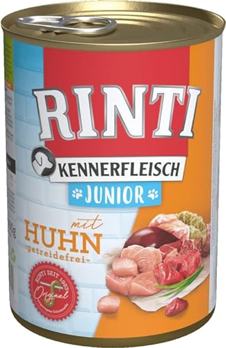 Rinti Hundenassfutter Kennerfleisch Junior Huhn 6x400g