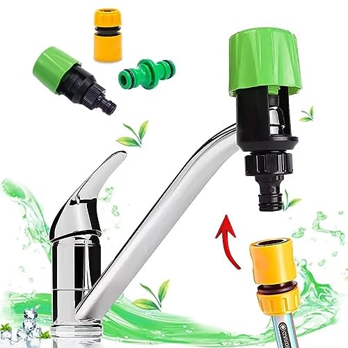 Gartenschlauch Adapter Wasserhahn Wasserhahn Adapter Gartenschlauch Schlauchanschluss Wasserhahn Gartenschlauch Verbinder Gartenschlauch Anschluss Wasserhahn für Garten Balkon Grün