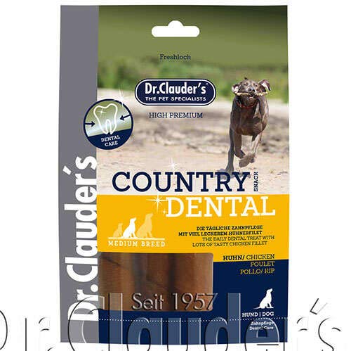 Dr.Clauders Country Dental Mundstück Health Hähncheneffekt Hundefutter 120 Gr