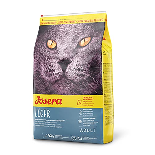 JOSERA L ger 1 x 2 kg Katzenfutter mit wenig Fett für übergewichtige oder sterilisierte Katzen Super Premium Trockenfutter für ausgewachsene Katzen 1er Pack