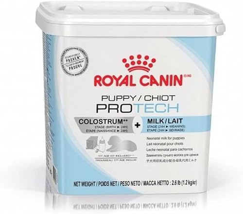 Royal Canin Puppy Protech Colostrium Milk 300 g Welpenmilch Kann zu einer optimalen Verdauung und einem harmonischen Wachstum beitragen Ab Geburt bis zur Entwöhnung