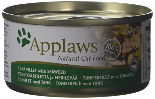 Applaws Dose Thunfischfilets und Meeresalgen 24er Pack 24 x 70 g