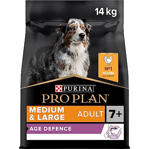 Pro Plan Medium Large Adult Age Defence 7 Hundefutter trocken reich an Huhn 1er Pack 1 x 14 kg