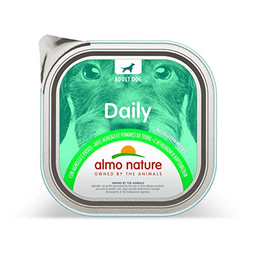 almo nature Daily Nassfutter für Hunde mit Lamm und Kartoffeln Ohne Gluten 9er Pack 9x300 g