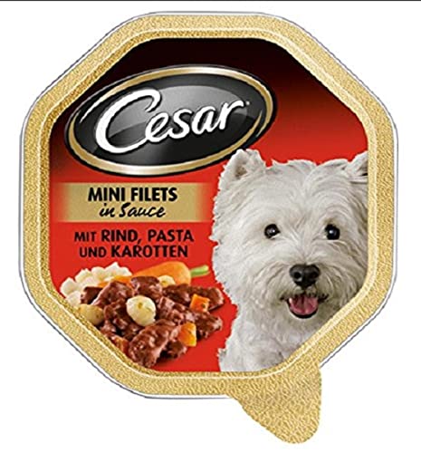 Cesar Mini Filets mit Rind Pasta Karotten 150 g