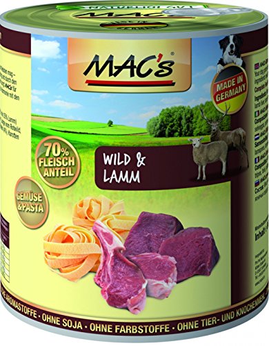 MAC s Dog mit Wild Lamm getreidefrei 6 x 800 g