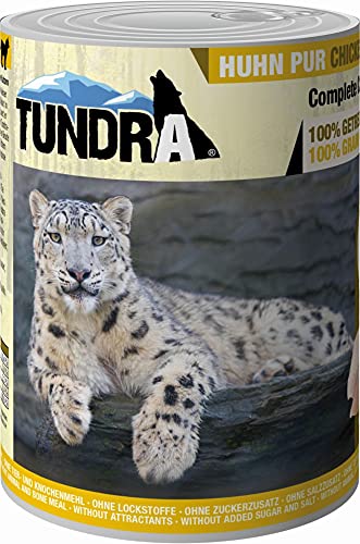 Tundra Katzenfutter Huhn Pur Nassfutter - getreidefrei 6 x 400 g
