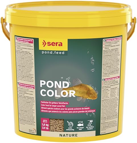 sera Pond Color Sticks Nature 10 Liter 1 8 kg - Das Farbfutter für Teichfische