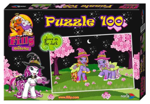 Noris 606031216 - Filly Witchy Black - Fantasma und Frida Puzzle 100 Teile