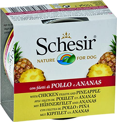 Schesir Dog Huhn m.Ananas150gD