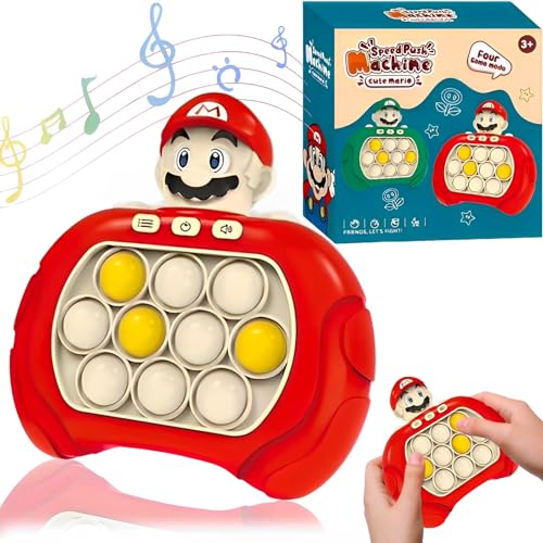 Quick Push Pop-It Pop It Elektronisches Spiel Pop It Fidget Spielzeug Pop-It Pro Light Up Game Push Pop Game Controller Bubble Puzzle Pop-It Early Development Spiel für Kinder Erwachsene