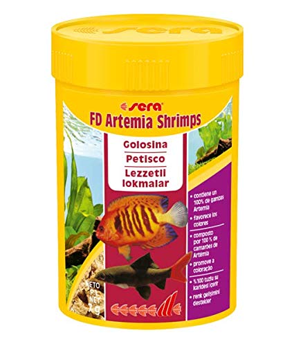 sera FD Artemia Shrimps Nature 100   Der Leckerbissen ein gesundes Wachstum   fürs Aquarium sehr hoher Verwertbarkeit somit weniger Algen