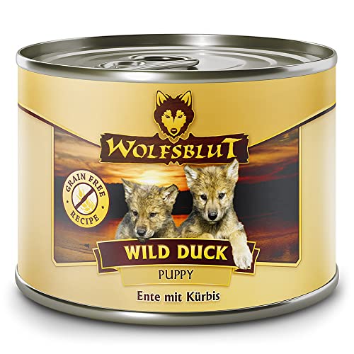 Wolfsblut   Wild Duck Puppy   6 x 200 g   Ente   Nassfutter   Hundefutter   Getreidefrei