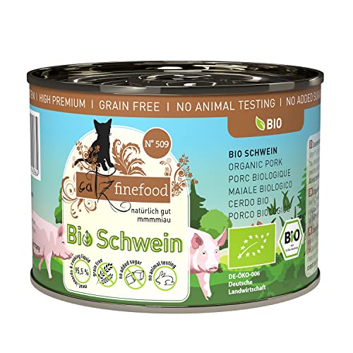 Catz finefood Dose Bio No. 509 Schwein 200g Menge 6 je Bestelleinheit