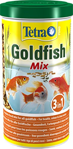 Tetra Pond Goldfish   3in1 Mix Sticks und Gammarus alle Goldfische und Kaltwasserfische im Gartenteich 1 L Dose
