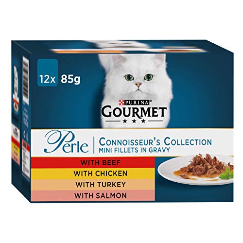 Gourmet Perle Connoisseur s Katzenfutter gemischt 12 x 85 g