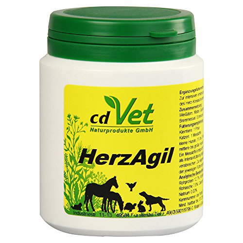  Naturprodukte HerzAgil 70g   Hund Katze Heimtiere   Ergänzungsfuttermittel   Unterstützung der Herzfunktion   allgemeine Vitalitätsförderung   Unterstützung des Herz Kreislaufsystems